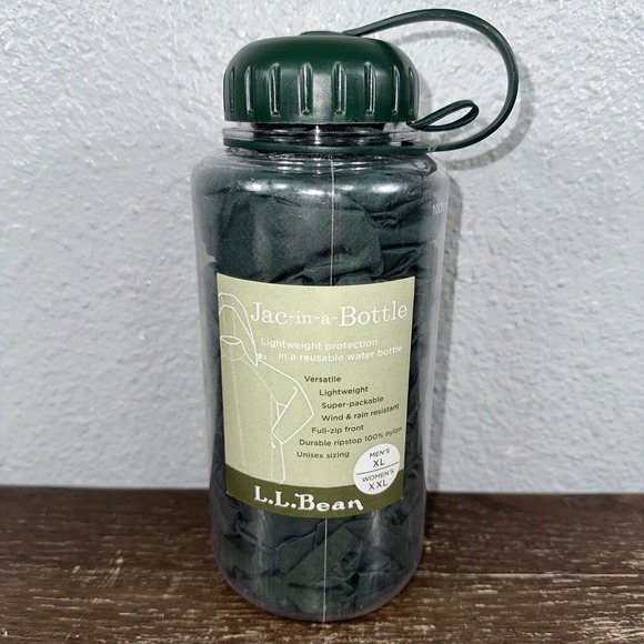 L.L. Bean Jac-in-a-Bottle Outdoor All Weather Unisex Jacket Men’s XL Women’s XXL - Picture 1 of 4